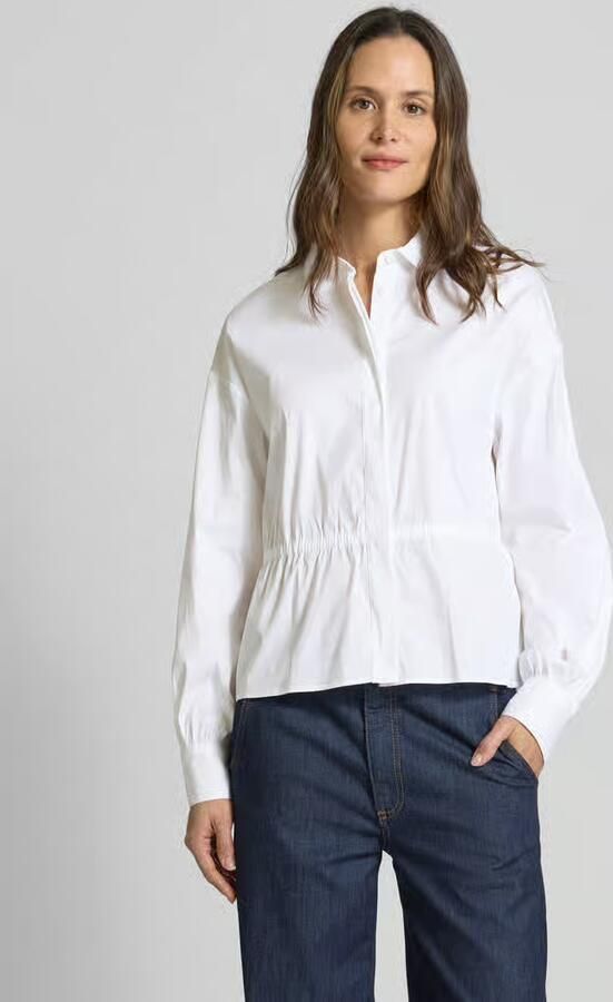 Eterna Regular fit overhemdblouse met ballonmouwen - Foto 4