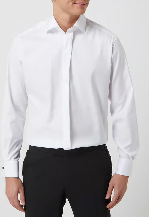 Eterna Overhemd met lange mouwen MODERN FIT NON IRON (strijkvrij)