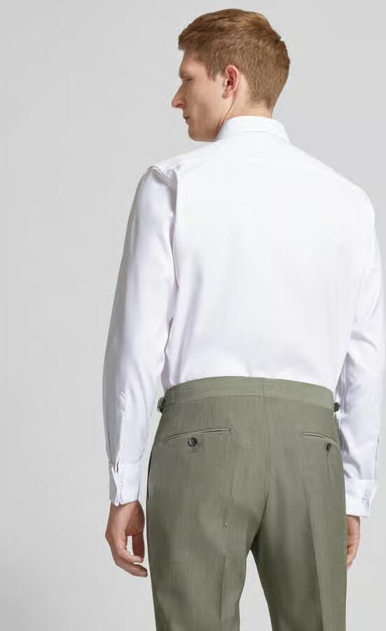 Eterna Overhemd met lange mouwen Comfort fit NON IRON (strijkvrij)