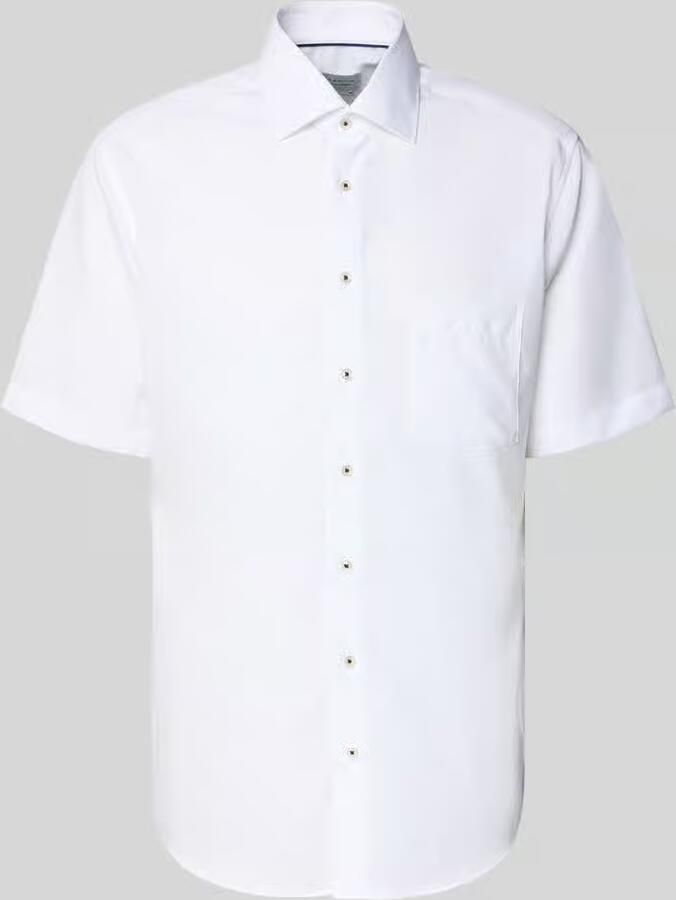 Eterna regular fit vrijetijdsoverhemd van lyocellmix - Foto 2