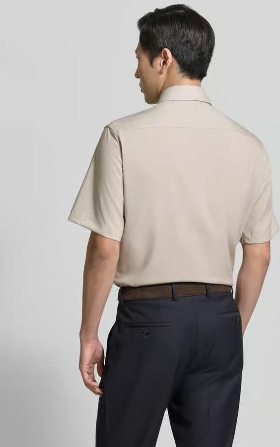 Eterna regular fit vrijetijdsoverhemd van lyocellmix - Foto 4
