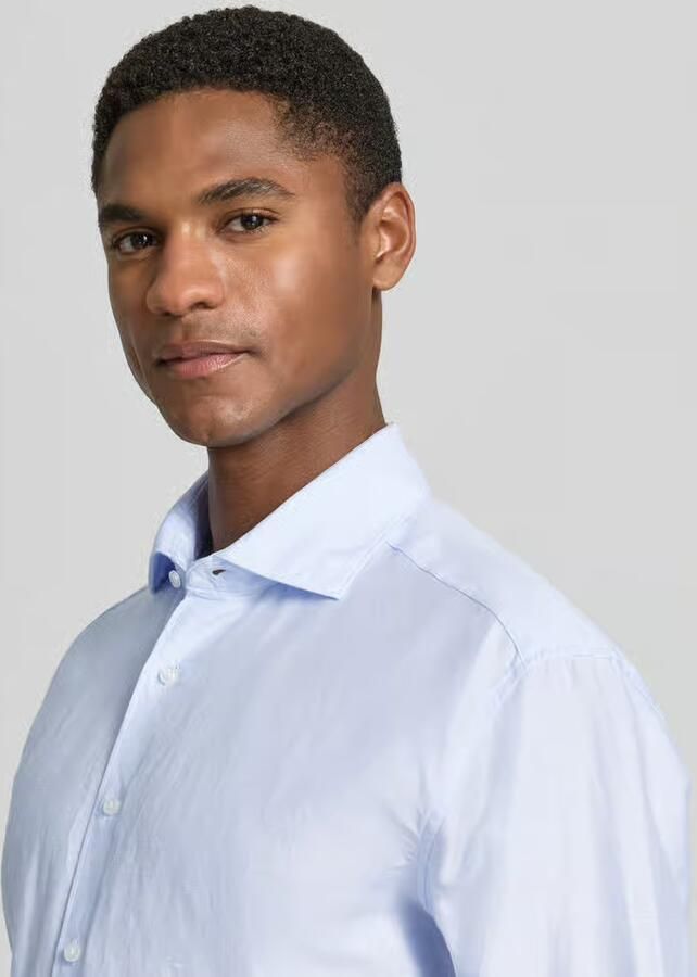 Eterna regular fit zakelijk hemd met kentkraag