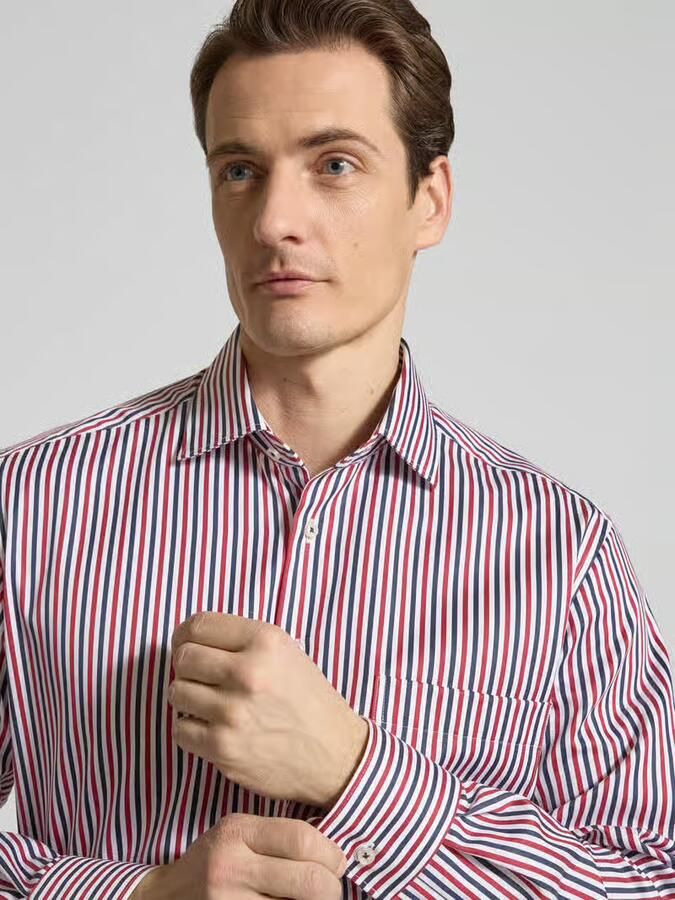 Eterna Regular fit zakelijk hemd met kentkraag