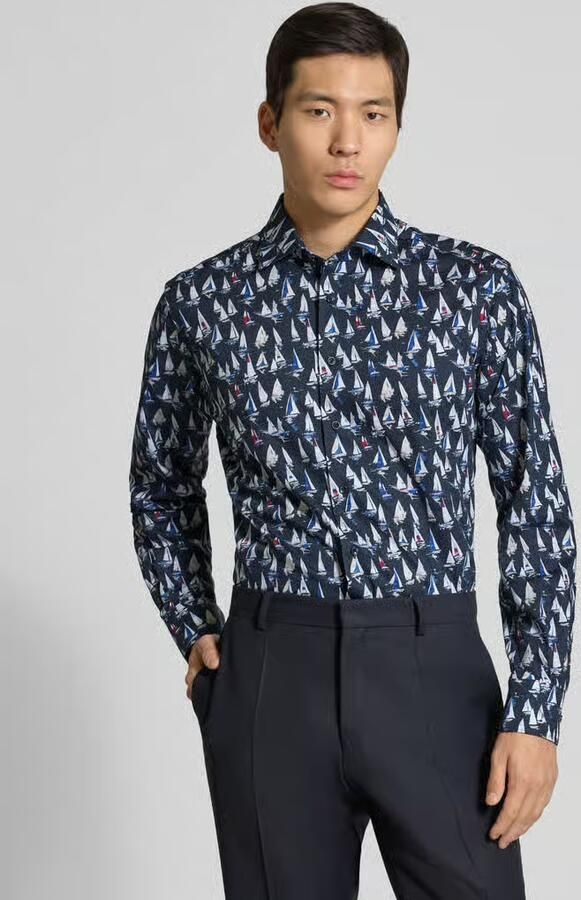 Eterna Regular fit zakelijk hemd met kentkraag - Foto 2