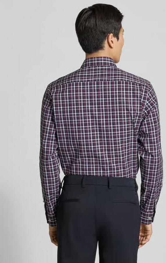 Eterna Regular fit zakelijk hemd met kentkraag