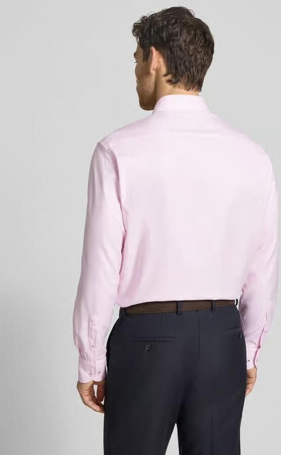 Eterna Regular fit zakelijk hemd met kentkraag