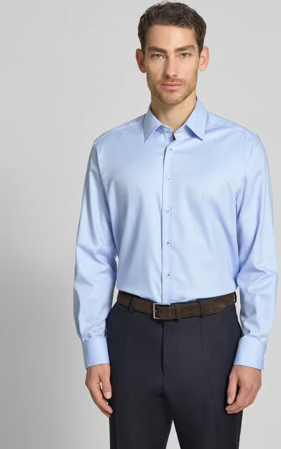 Eterna Regular fit zakelijk hemd met kentkraag - Foto 2