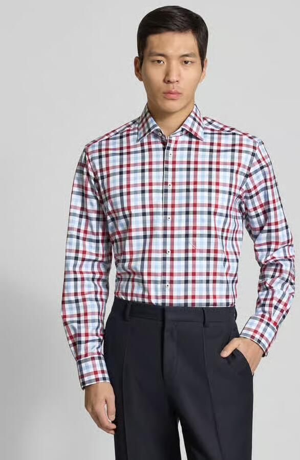 Eterna Regular fit zakelijk hemd met kentkraag - Foto 2