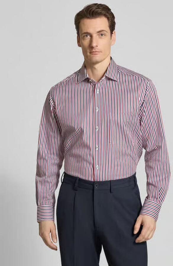 Eterna Regular fit zakelijk hemd met kentkraag - Foto 3