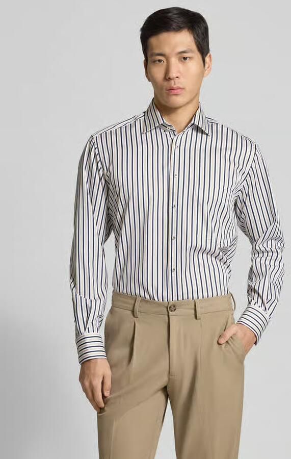 Eterna Regular fit zakelijk hemd met kentkraag - Foto 2