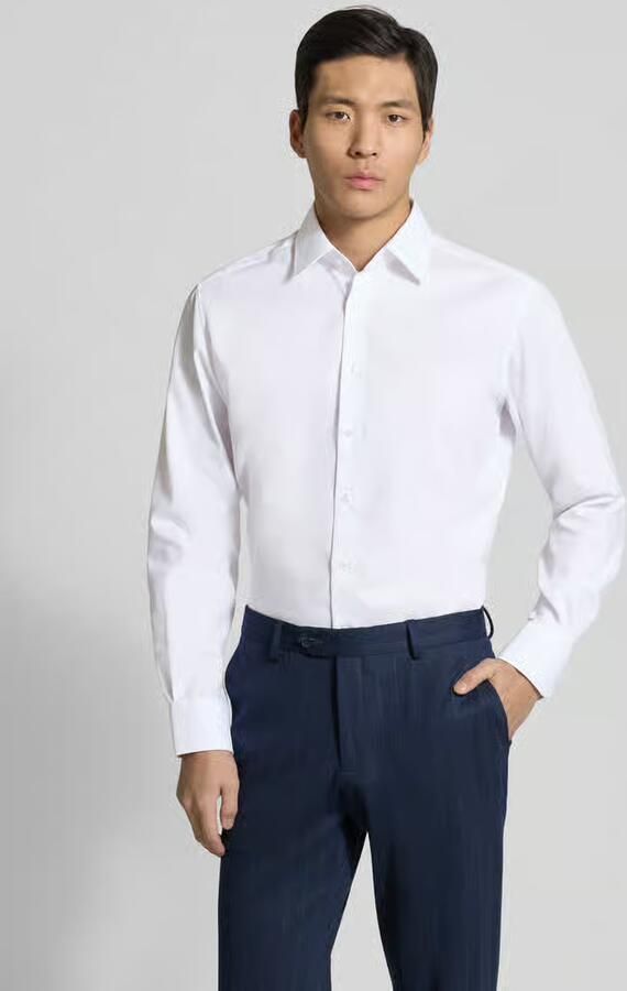 Eterna Regular fit zakelijk hemd met kentkraag - Foto 3