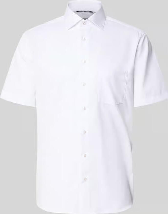 Eterna Overhemd met korte mouwen MODERN FIT NON IRON (strijkvrij) - Foto 2