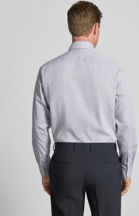Eterna Regular fit zakelijk overhemd met button-downkraag