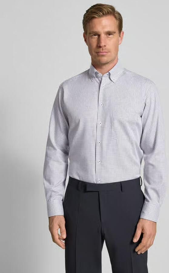 Eterna Regular fit zakelijk overhemd met button-downkraag - Foto 2