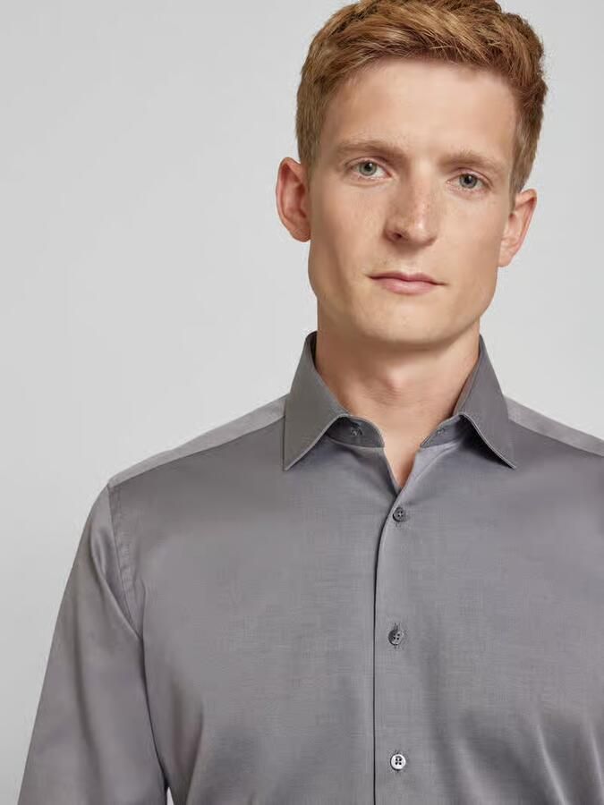 Eterna Overhemd met lange mouwen MODERN FIT NON IRON (strijkvrij) - Foto 2