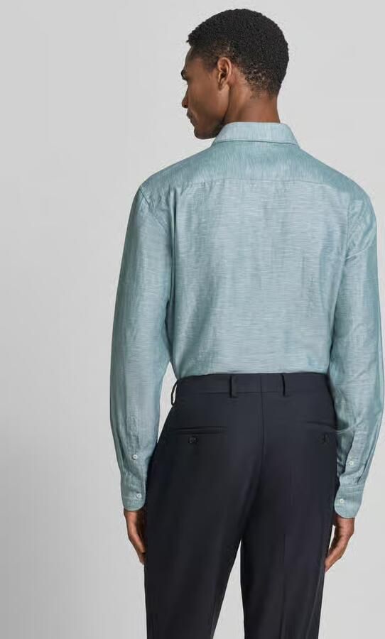 Eterna Regular Fit zakelijk overhemd met kentkraag - Foto 4