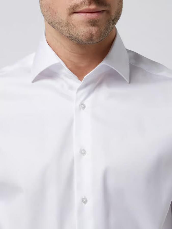 Eterna Overhemd met lange mouwen MODERN FIT NON IRON (strijkvrij)