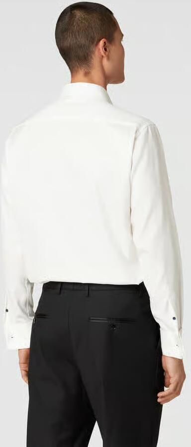 Eterna Regular fit zakelijk overhemd van twill