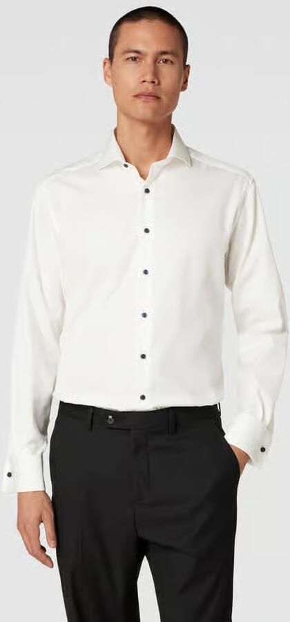 Eterna Regular fit zakelijk overhemd van twill - Foto 2