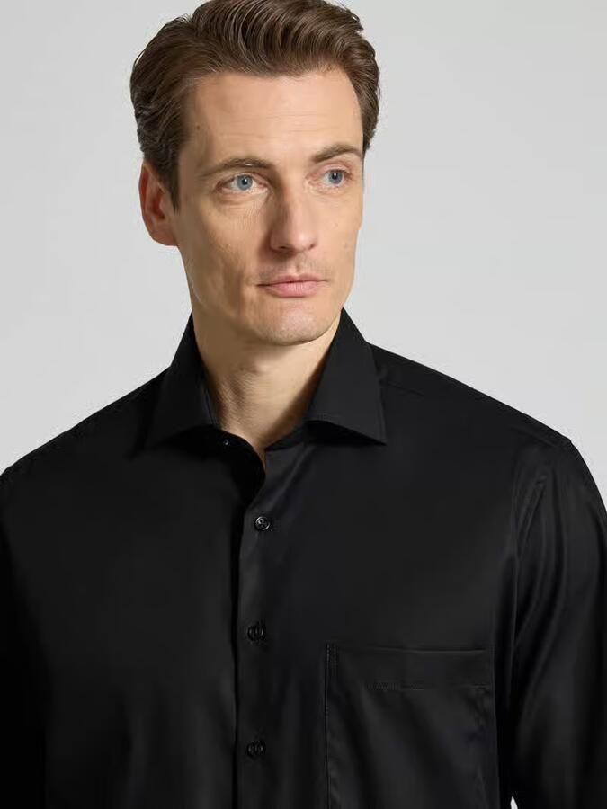 Eterna Overhemd met korte mouwen Comfort fit NON IRON (strijkvrij)