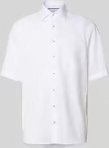 Eterna relaxed fit zakelijk hemd van lyocellmix