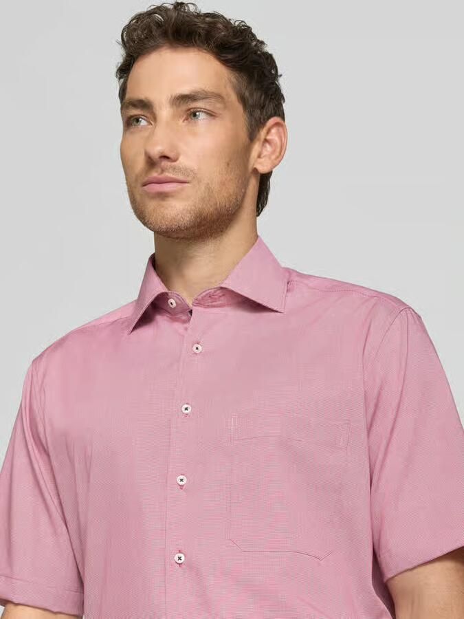 Eterna relaxed fit zakelijk hemd van lyocellmix