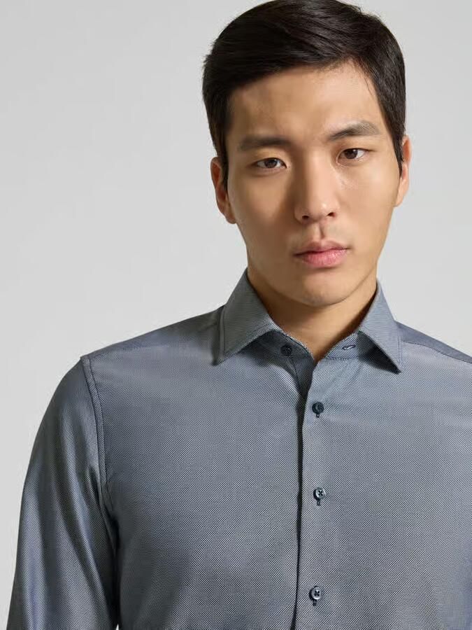 Eterna Slim Fit business-overhemd met Kentkraag