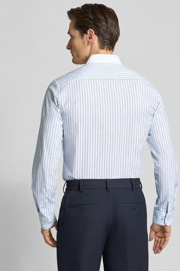 Eterna Slim Fit business-overhemd met Kentkraag