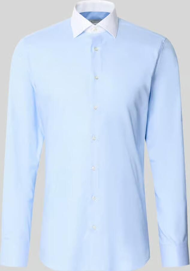 Eterna slim fit zakelijk hemd met kentkraag - Foto 2