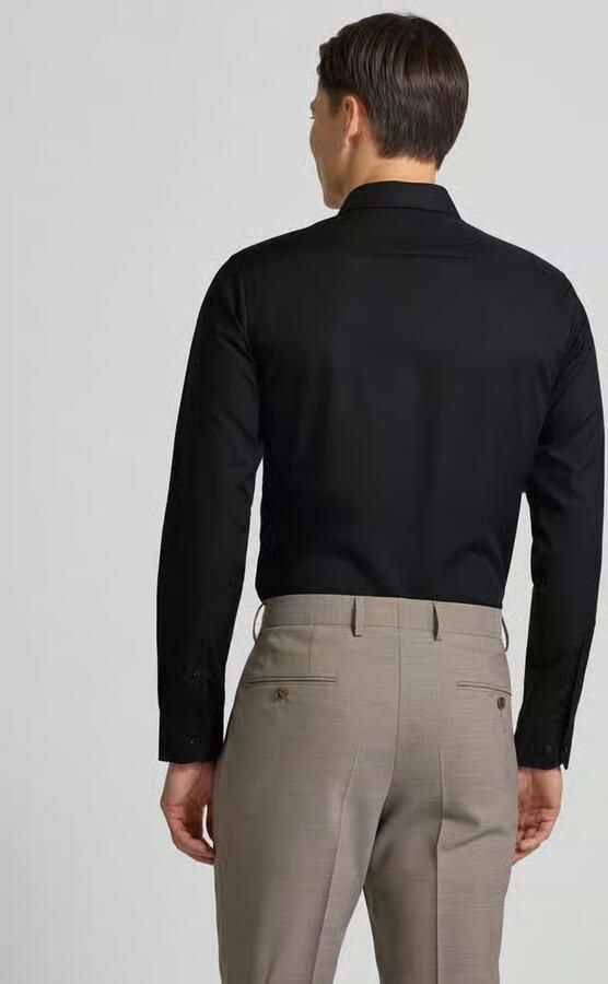 Eterna Overhemd met lange mouwen Slim fit NON IRON (strijkvrij)
