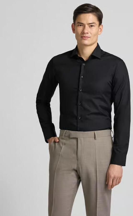 Eterna Overhemd met lange mouwen Slim fit NON IRON (strijkvrij) - Foto 4