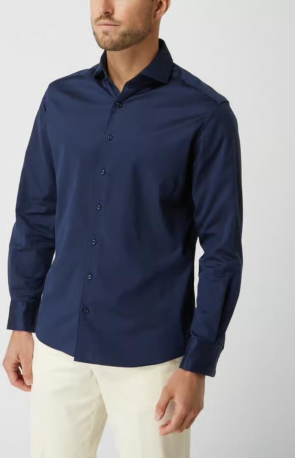 Eterna Overhemd met lange mouwen Slim fit NON IRON (strijkvrij) - Foto 8