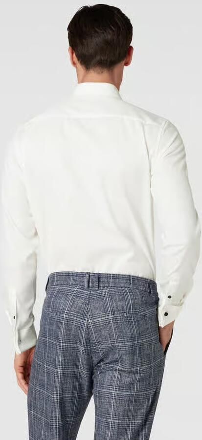 Eterna Slim fit zakelijk overhemd met effen structuur - Foto 7