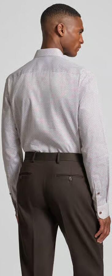 Eterna Slim fit zakelijk overhemd met kentkraag