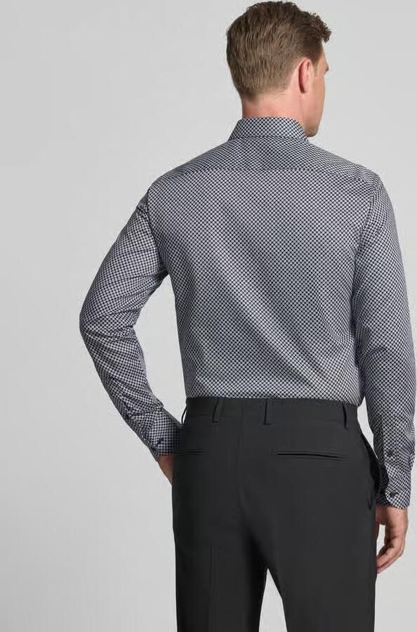 Eterna Slim fit zakelijk overhemd met kentkraag
