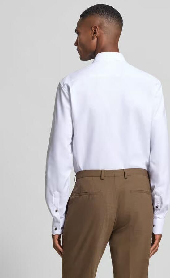 Eterna Slim fit zakelijk overhemd met knoopsluiting