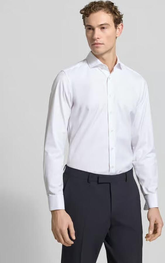 Eterna Overhemd met lange mouwen Slim fit NON IRON (strijkvrij) - Foto 4