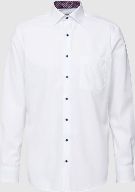 Eterna Modern fit zakelijk overhemd met haaikraag model 'Kent'
