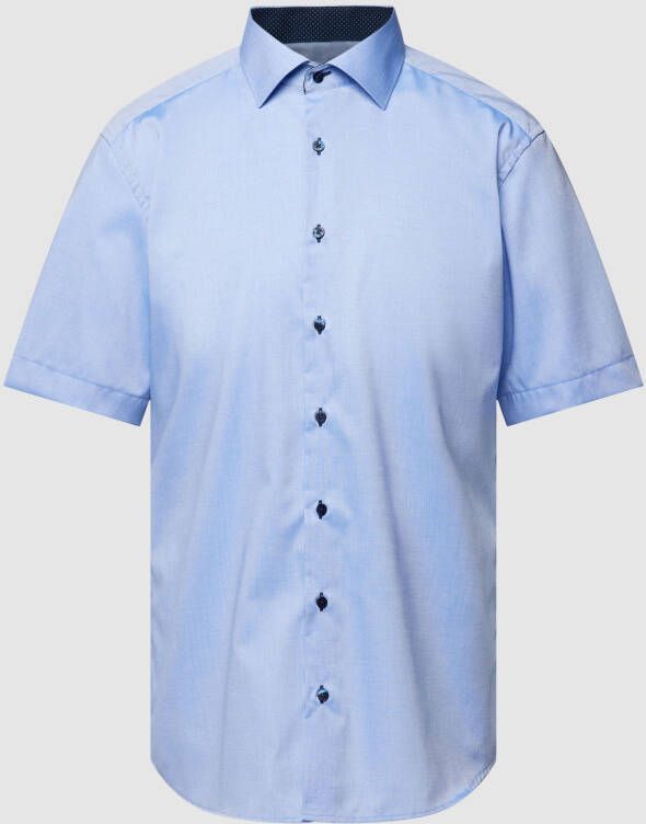 Eterna Modern fit zakelijk overhemd met kentkraag