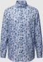 Eterna Comfort fit zakelijk overhemd met all-over motief - Thumbnail 1