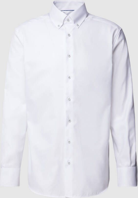 Eterna Slim fit premium shirt met button-downkraag