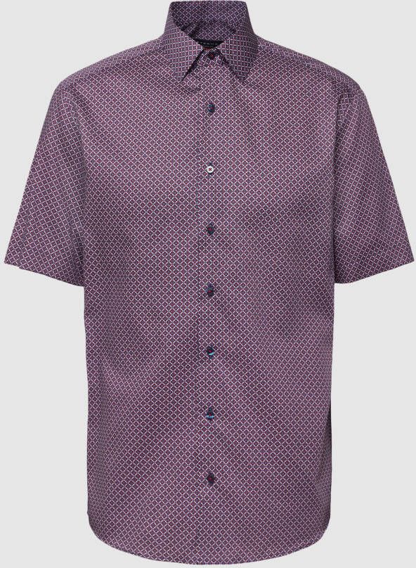 Eterna Overhemd met korte mouwen MODERN FIT NON IRON (strijkvrij)