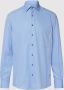Eterna business overhemd Comfort Fit blauw effen 100% katoen - Thumbnail 1