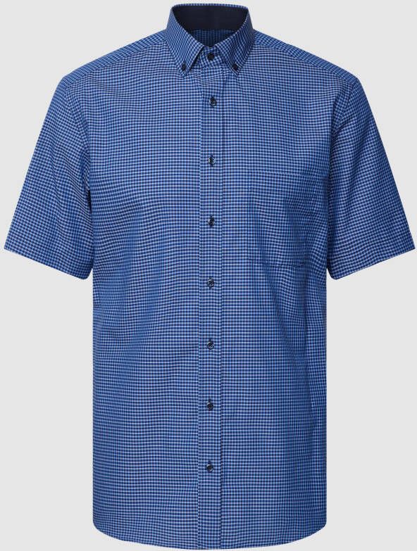 Eterna Overhemd met korte mouwen MODERN FIT NON IRON (strijkvrij)