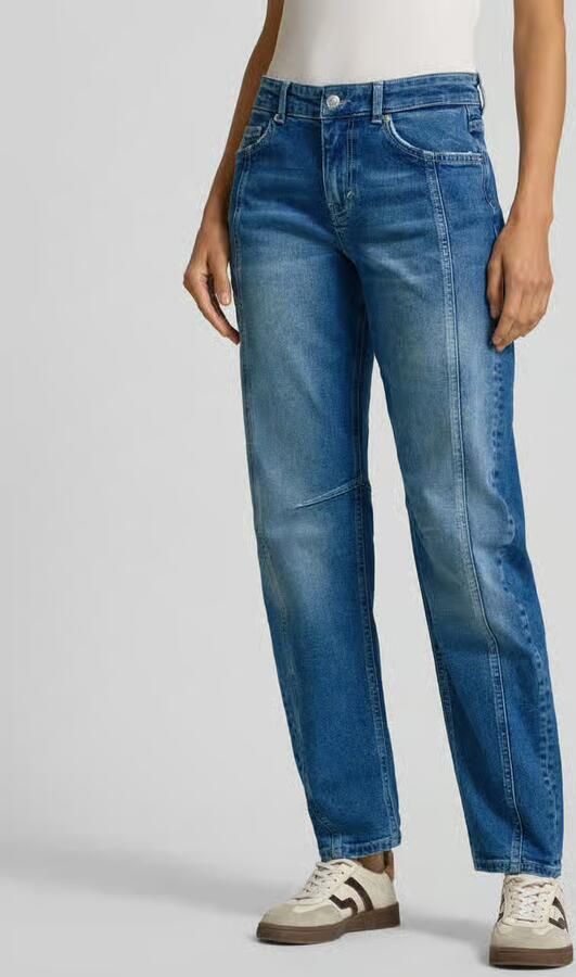 ETIQUETT ESSENTIALS Mom fit jeans met siernaden model 'Sister' - Foto 4