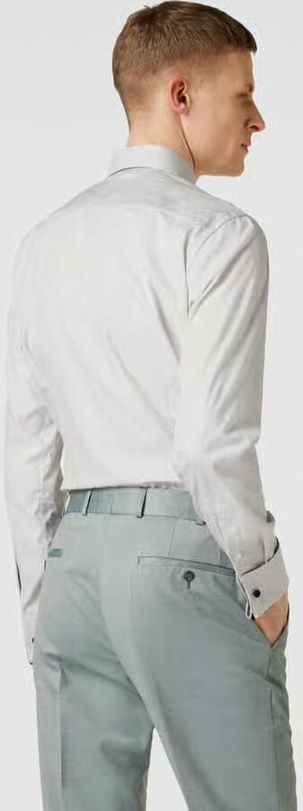 Eton Slim fit smokingoverhemd van hoogwaardig katoen model 'FLORAL JACQUARD'