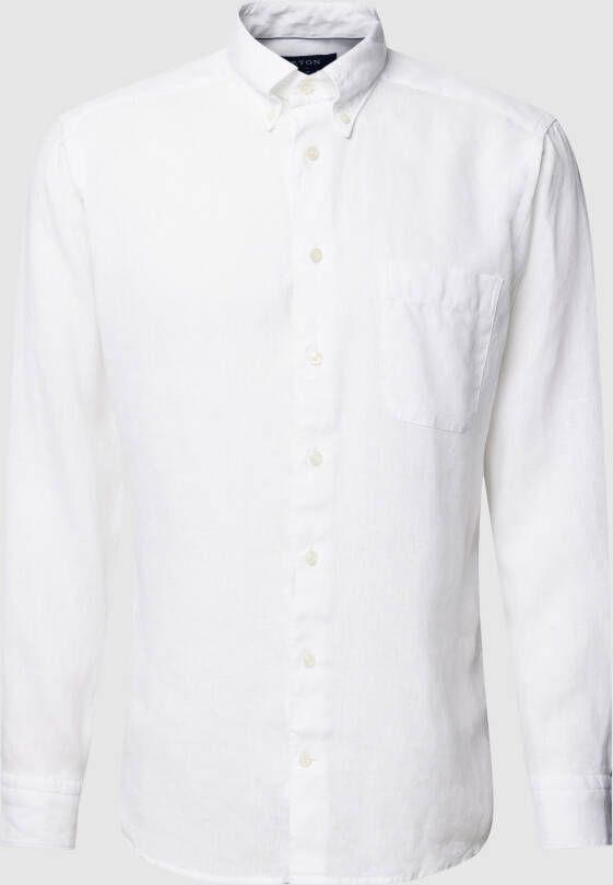 Eton Slim fit zakelijk overhemd met button-downkraag