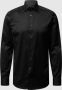 Eton Moderne Zwarte Signature Twill Overhemd Black Heren - Thumbnail 1