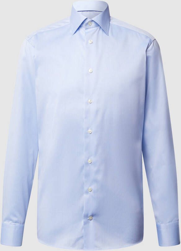 Eton Shirt met Eigentijdse Pasvorm Tijdloos Design Blue Heren
