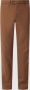 BRAX Luxe Katoenen Flatfront Broek Brown Heren - Thumbnail 1